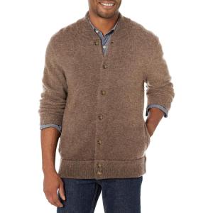 Pendleton Mens Shetland Wool Cardigan(Tan)