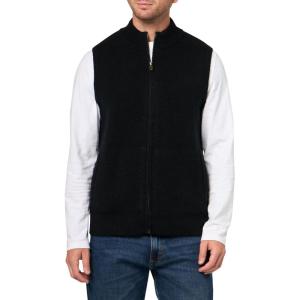 Pendleton Mens Shetland Wool Sweater Vest(Black)