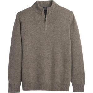 Pendleton Wool 1/4 Zip Sweater(Stone Heather)