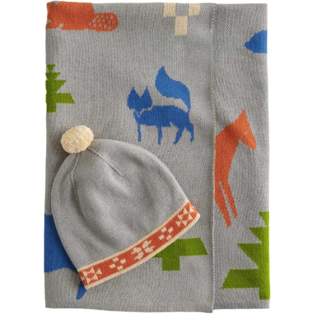 imagePendleton Knit Baby Blanket WBeanie