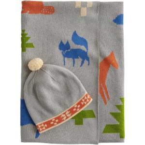 Pendleton Knit Baby Blanket W/Beanie