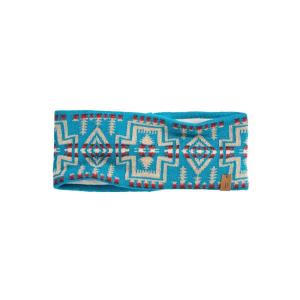 Pendleton Merino Wool Headband, Fleece Lined, One Size, Traditional Native American Design, for Winter Sports, Outdoor Activities (Harding Turquoise, One Size)(Harding Turquoise)