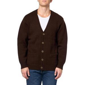 Pendleton Mens Shetland Wool Classic Cardigan(Espresso Heather)