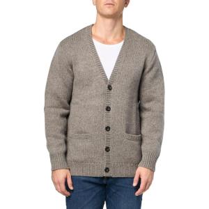 Pendleton Mens Shetland Wool Classic Cardigan(Stone Heather)