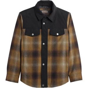 Pendleton Men’s Timberline Jacket, Outdoor Shirt Jacket(Olive Brown Ombre)