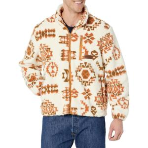 Pendleton mens Whidbey- Fleece Zip Front(Highland Ridge Tomato)