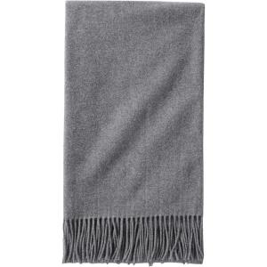 PENDLETON 5th Avenue Throw – Soft Blanket – Superfine Wool – Striped Pattern – Wool Fabric -(Charcoal)