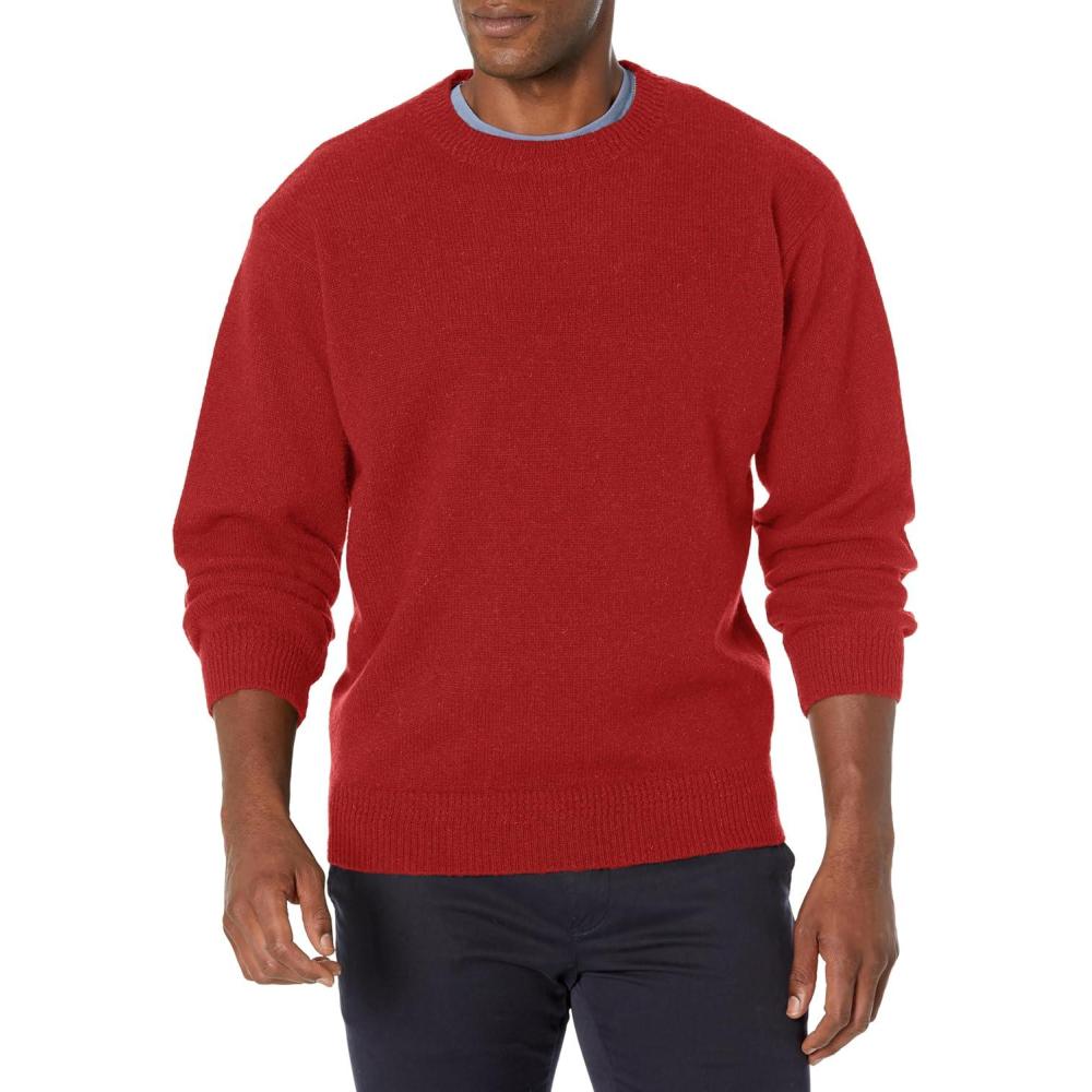 image:imagePendleton Mens Shetland Wool CrewChili Red