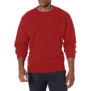 Pendleton Mens Shetland Wool Crew(Chili Red)