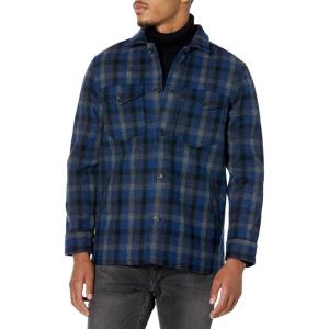 Pendleton mens Lawson Wool Coat(Navy Multi Ombre)