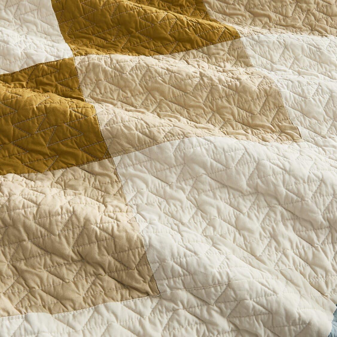 image:imagePendleton 100 Cotton Quilt Set Lightweight Breathable Bedspread with Matching Shams Soft Hypoallergenic Quilted Bedding for All Seasons Twin Queen King King Bridge Creek BlueKing