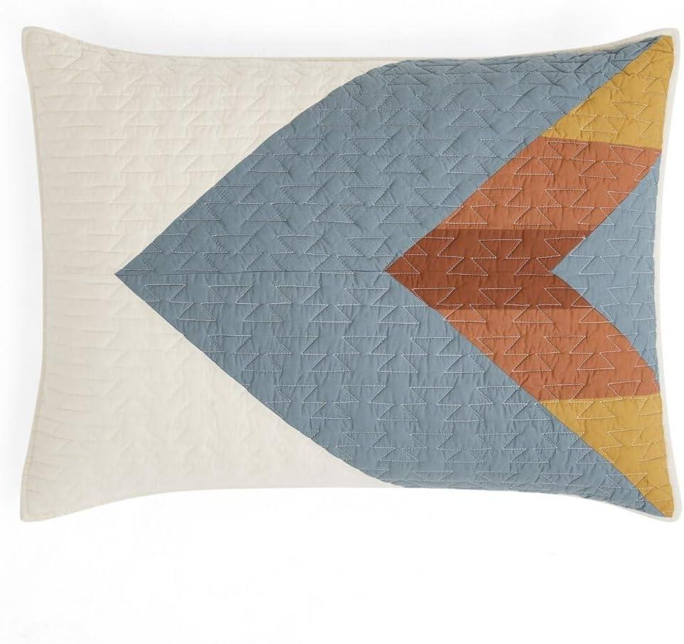 image:imagePendleton 100 Cotton Quilt Set Lightweight Breathable Bedspread with Matching Shams Soft Hypoallergenic Quilted Bedding for All Seasons Twin Queen King King Bridge Creek BlueKing