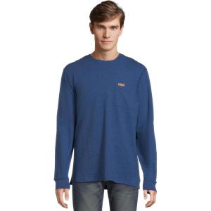Pendleton Mens Deschutes Tee Long Sleeve(Blue Heather)