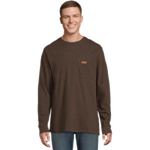 Pendleton Mens Deschutes Tee Long Sleeve(Brown Heather)