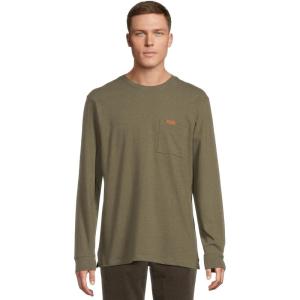 Pendleton Mens Deschutes Tee Long Sleeve(Olive Heather)