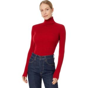 Pendleton Womens Rib Merino Turtleneck(Emboldened Red)