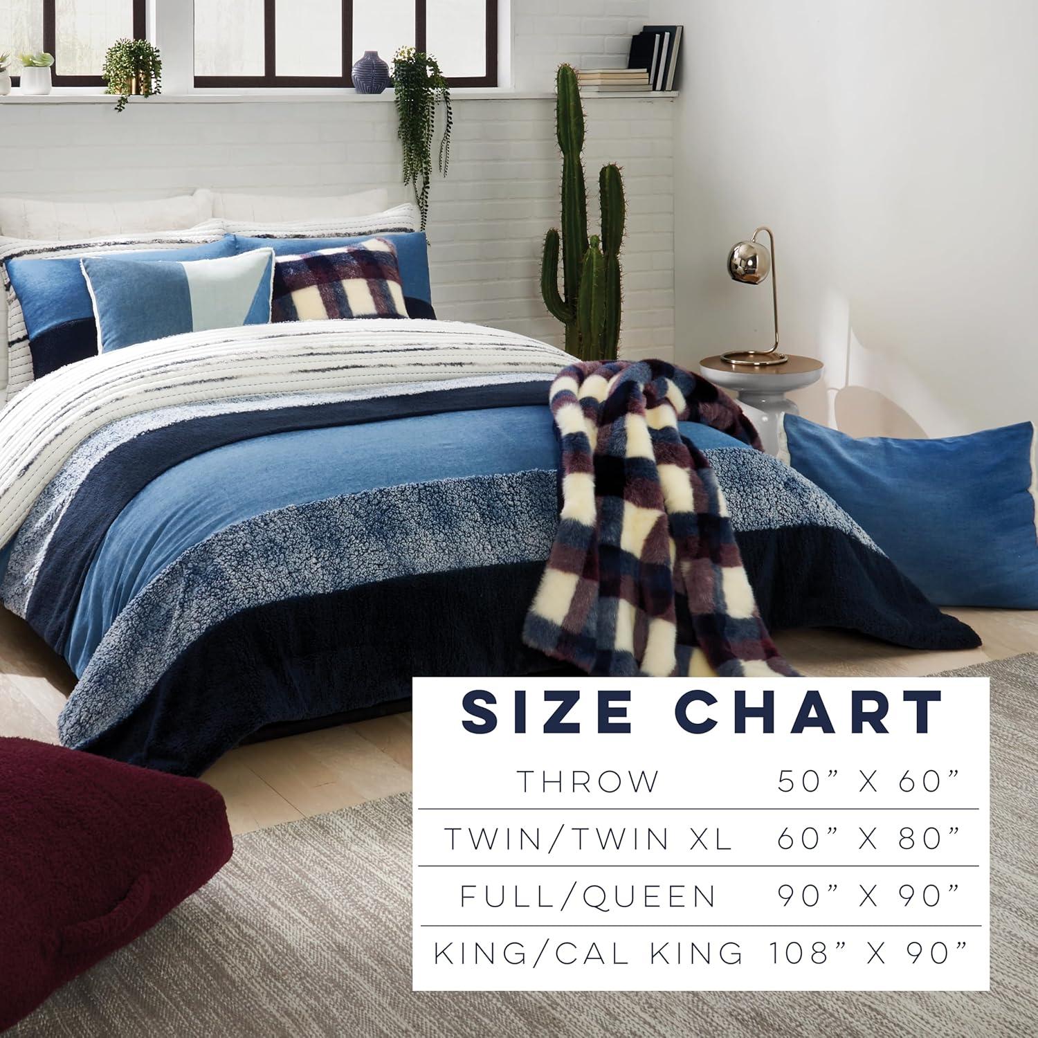 image:imagePendleton FullQueen Quilt Set 100 Cotton 3 Piece Quilt Set with Shams Soft Bedding for Queen Size Bed Gray amp Blue Patterned Comforter Alternative Queen Bedding Set Tecopa Hills03 Multicolor