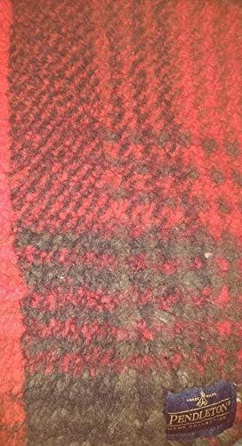 image:imagePendleton Home Collection Red Plaid Sherpa to Fleece ReversibleThrow Blanket 50 x 70
