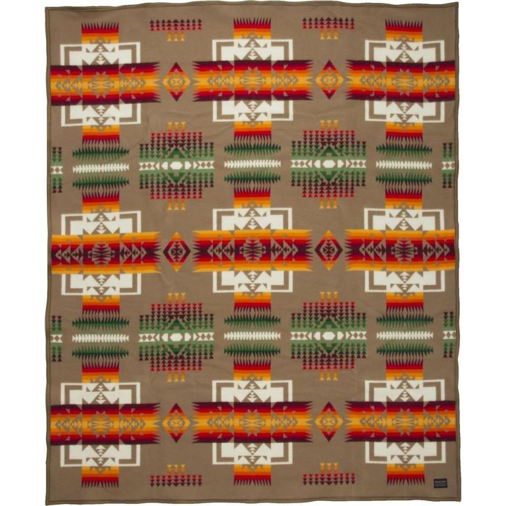 image:imagePENDLETON Chief Joseph Robe Blanket Tan Twin Size