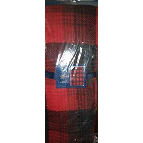 image:imagePendleton Home Collection Red Plaid Sherpa to Fleece ReversibleThrow Blanket 50 x 70
