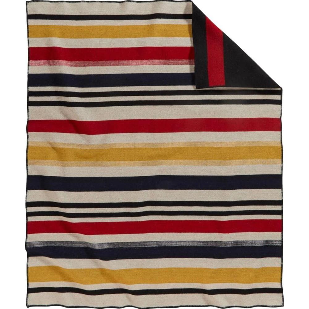 image:imagePendleton Wool Carrier with Throw Boulder Stripe One Size