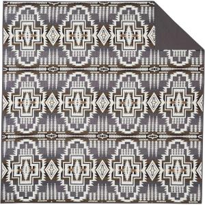 Pendleton 31711 Harding Star Twin Comforter, Geometric Dorm/Bedding Room Vibrant Bohemian Décor, Machine Washble Luxury Patterned Quilt Set, Twin, Gray(Twin)
