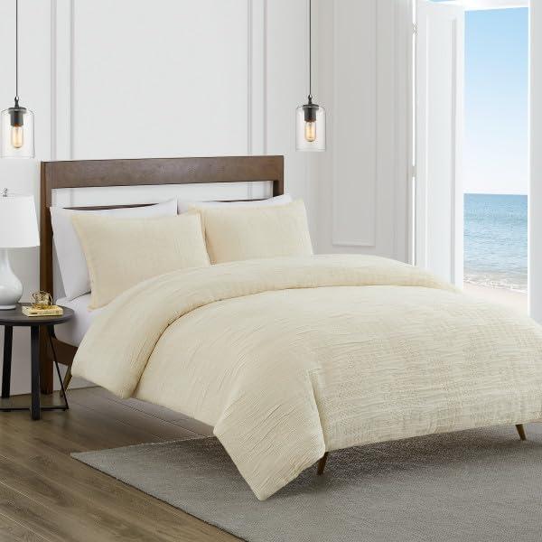 image:imagePendleton Aurora Twin Comforter Set Stripe Luxury Cotton Bedding Holiday Bedroom Decor with Pillow Sham Breathable Plush Soft Comfortable Quilt Sets for Dorm Room Essentials Tan MultiIvory Cream