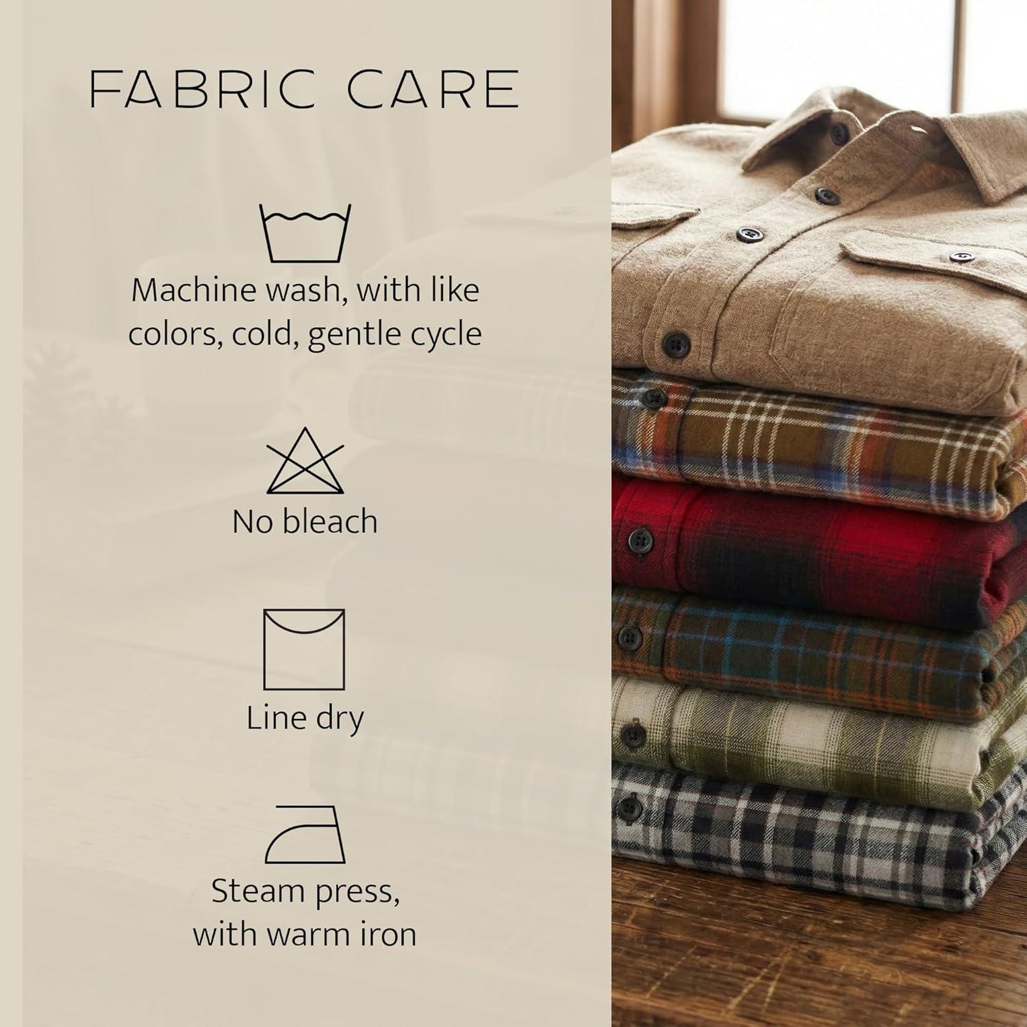 image:imagePendleton Mens Burnside Flannel Shirt Soft Double Brushed Cotton Long Sleeve GreyGold Plaid