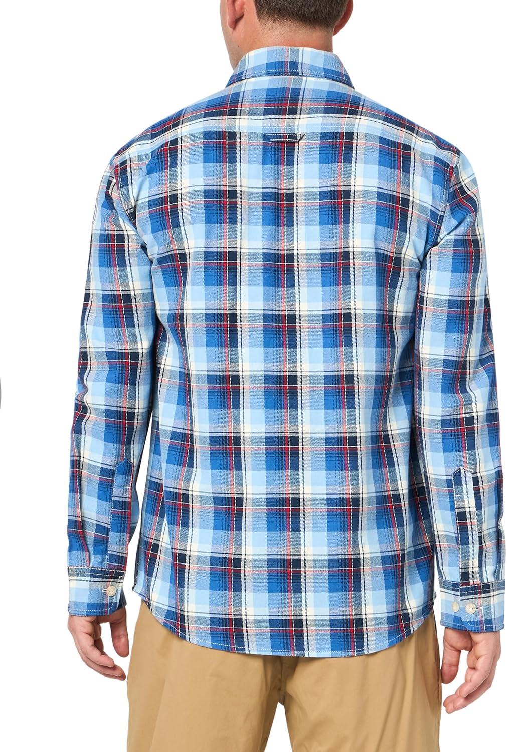 image:imagePendleton Mens Long Sleeve Beach Shack ShirtBlueWhiteRed Plaid