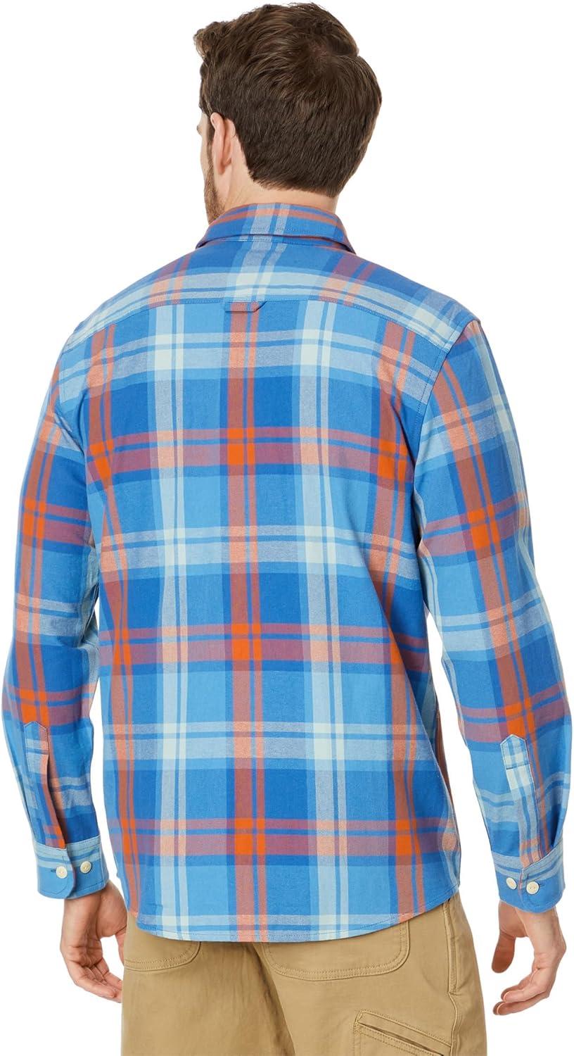image:imagePendleton Mens Long Sleeve Beach Shack ShirtFaded IndigoFire Red Plaid