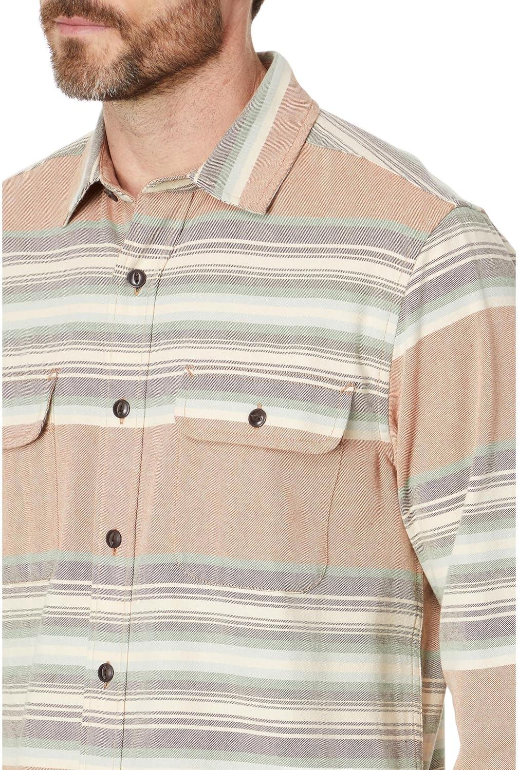 image:imagePendleton Mens Long Sleeve Beach Shack ShirtMocha Stripe