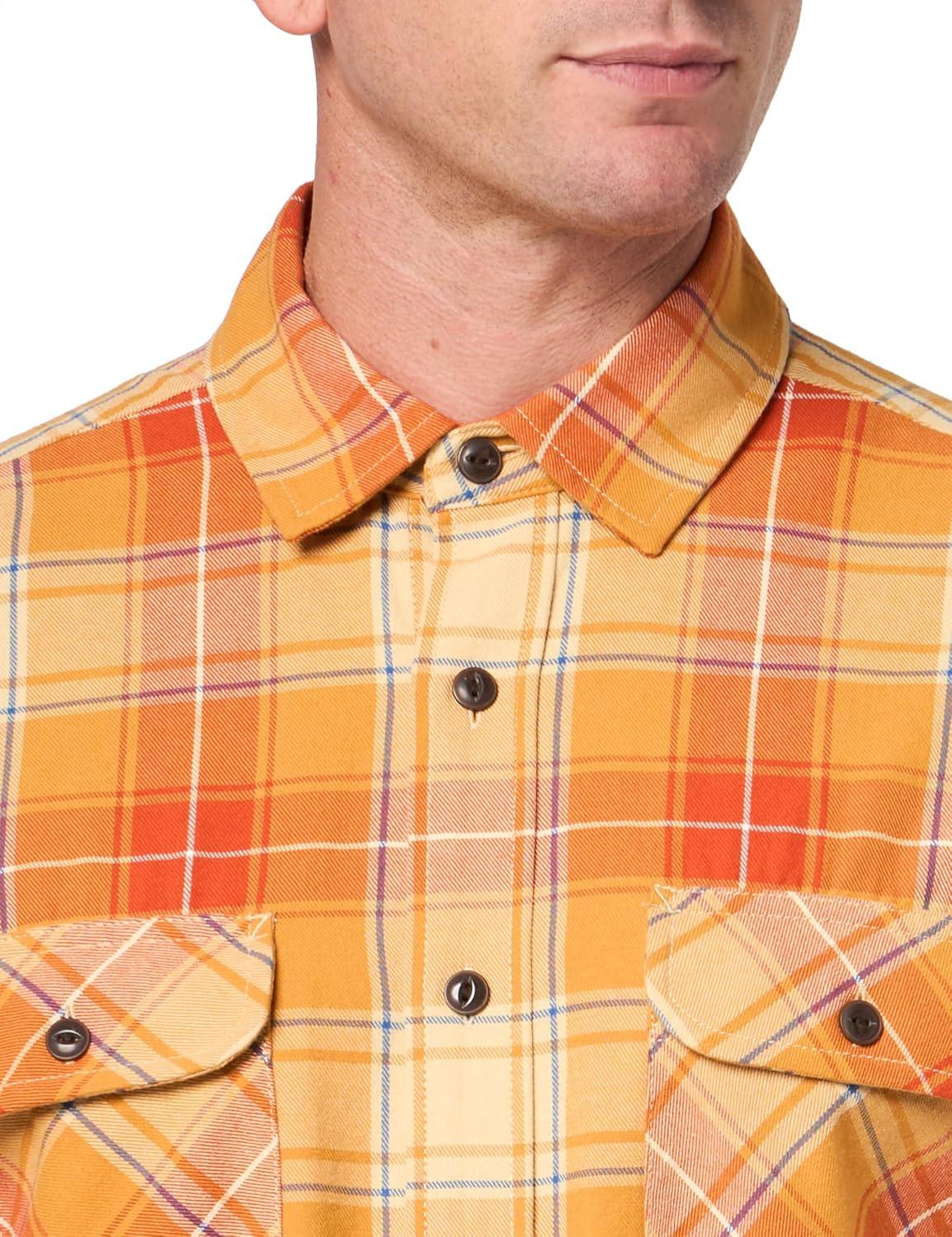 image:imagePendleton Mens Long Sleeve Beach Shack ShirtRustCitrusWhite Plaid