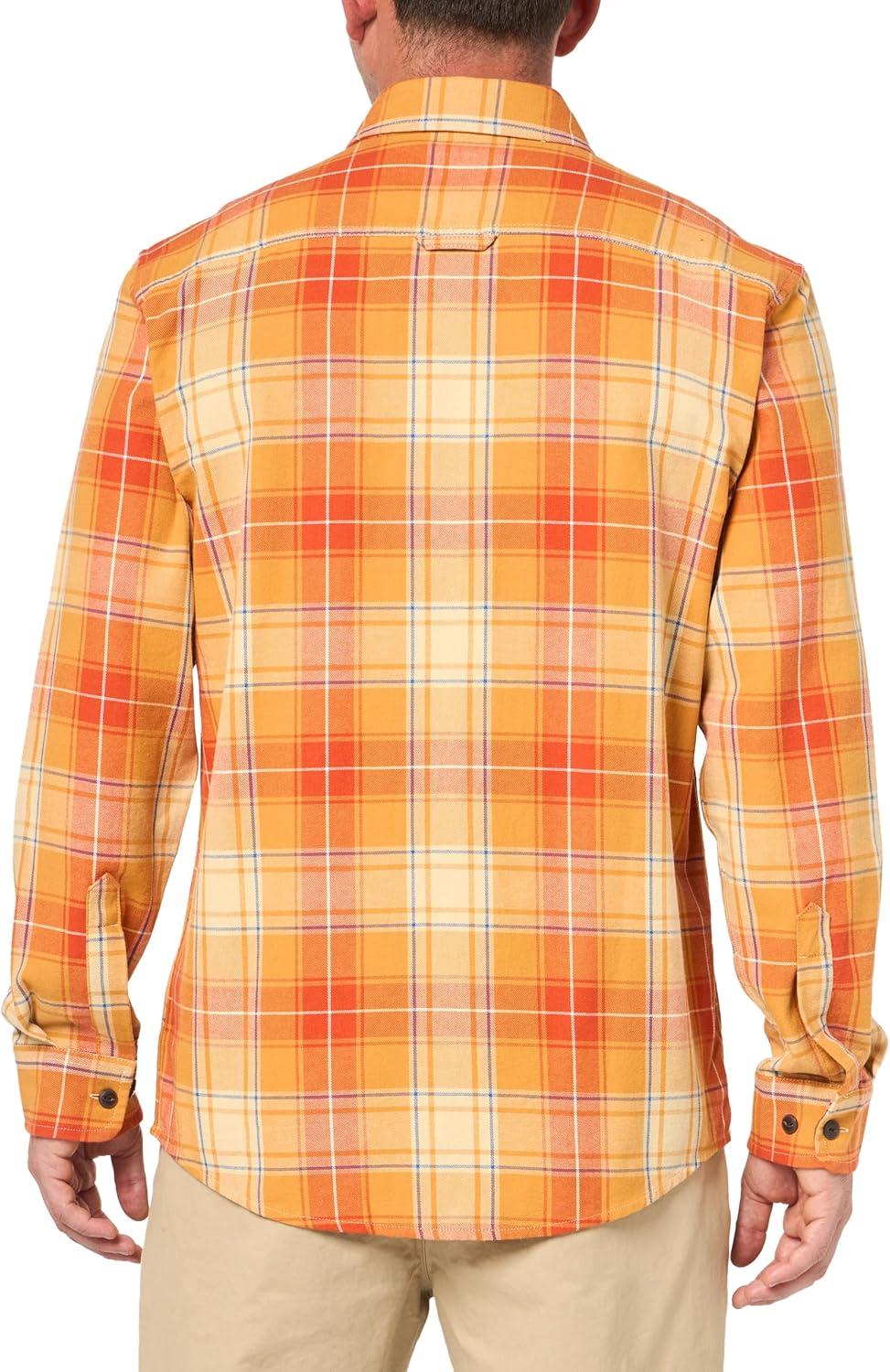 image:imagePendleton Mens Long Sleeve Beach Shack ShirtRustCitrusWhite Plaid