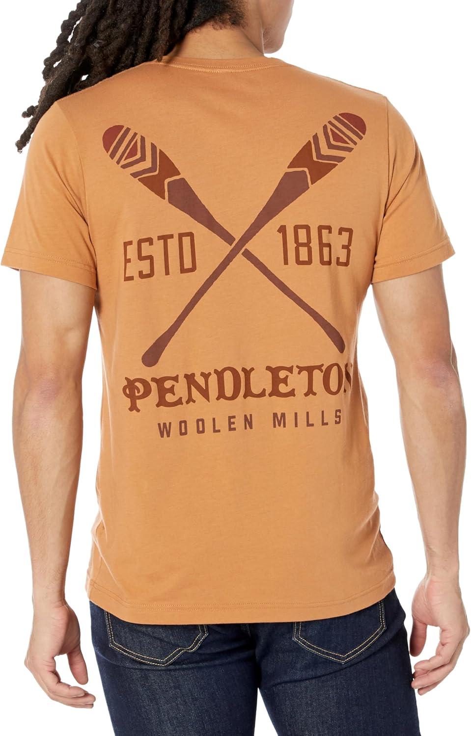 image:imagePendleton Mens Paddle Graphic TShirtToast Brown