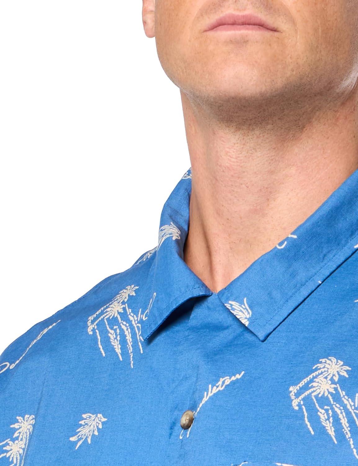image:imagePendleton Mens Short Sleeve Aloha ShirtDune Rider Blue