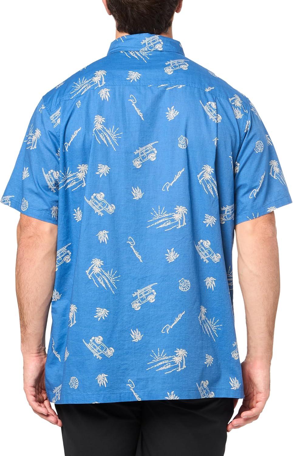 image:imagePendleton Mens Short Sleeve Aloha ShirtDune Rider Blue