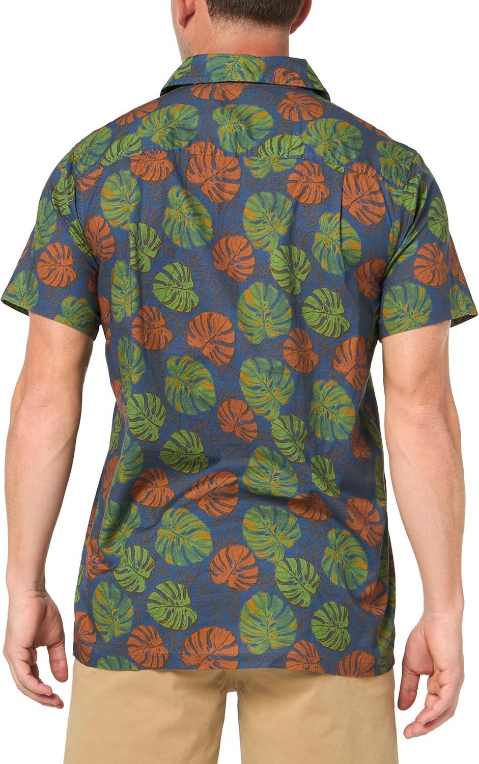 image:imagePendleton Mens Short Sleeve Aloha ShirtMonstera Blue