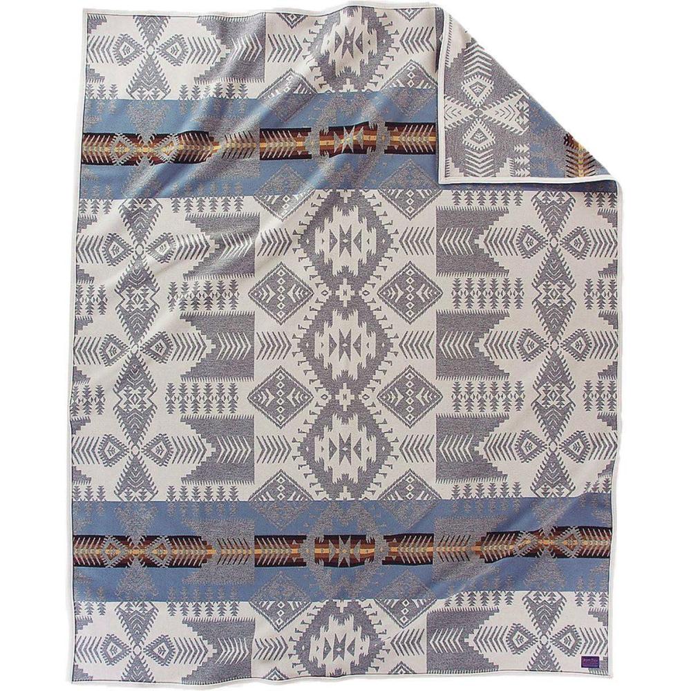 image:imagePendleton Jacquard Blanket Robe Silver Bark One Size