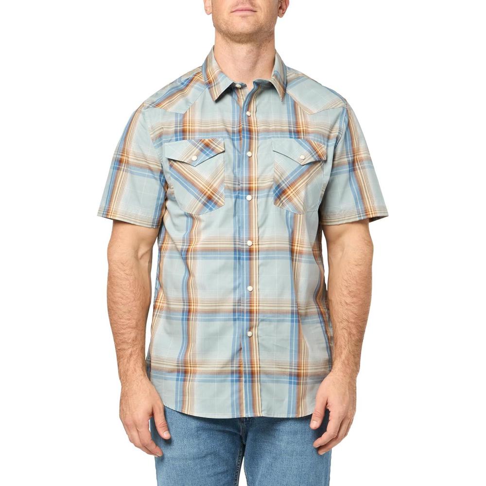 image:imagePendleton Mens ClassicDusty BlueKhaki Plaid