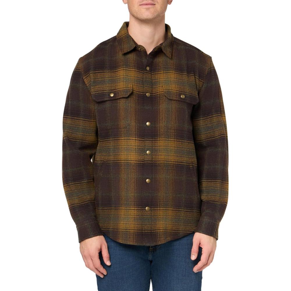 image:imagePendleton Mens ClassicGreen MixBrown Herngbn Plaid