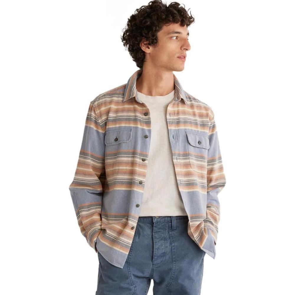 image:imagePendleton Mens Long Sleeve Beach Shack ShirtSoft Indigo Stripe