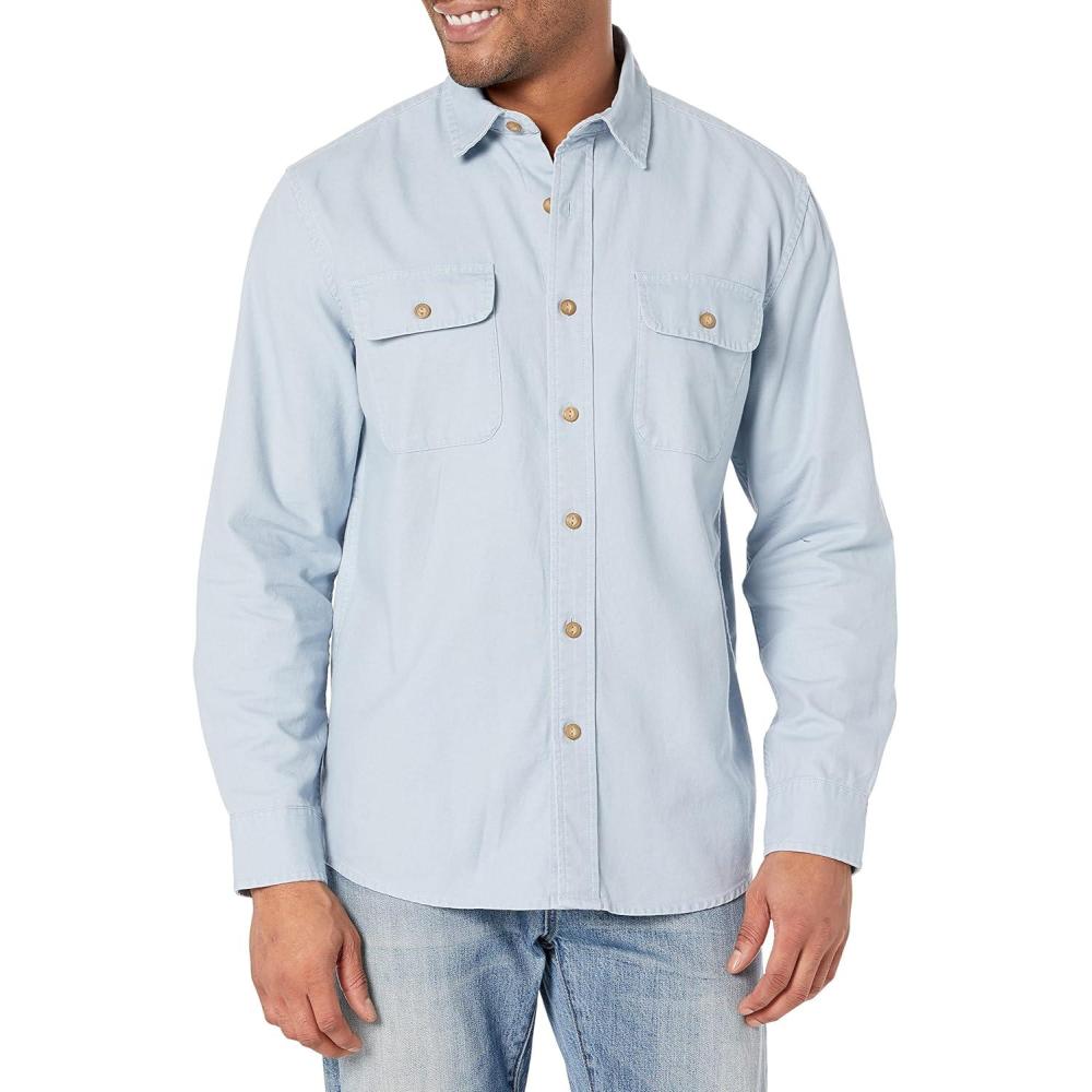 image:imagePendleton Mens Long Sleeve Beach Shack ShirtWashed Blue