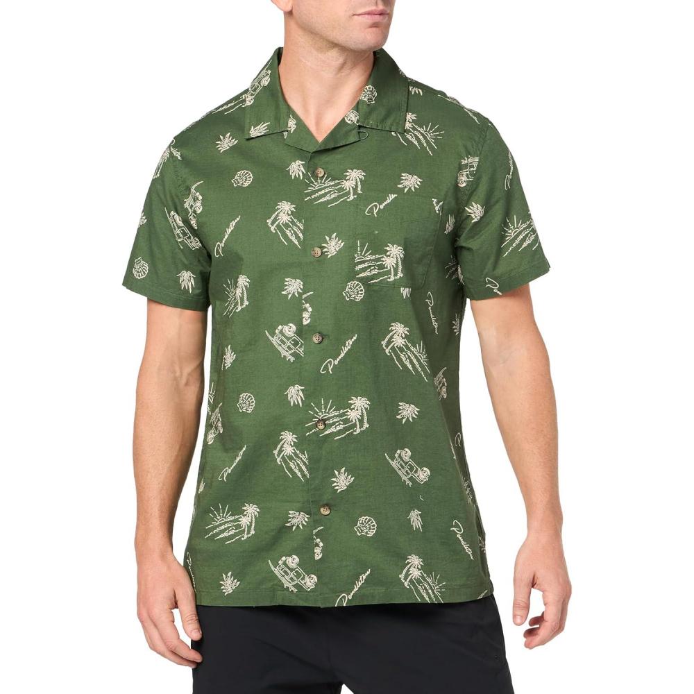 image:imagePendleton Mens Short Sleeve Aloha ShirtDune Rider Olive