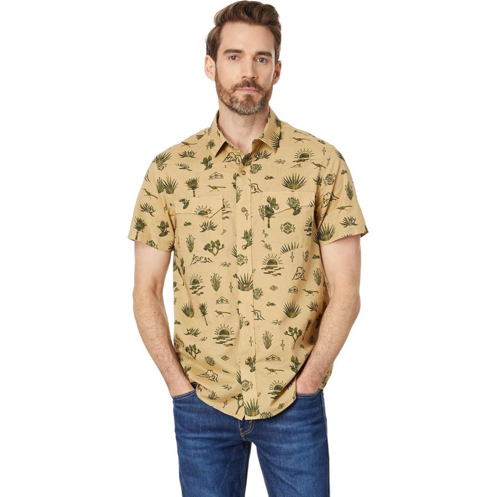 image:imagePendleton Mens Short Sleeve Laramie ShirtYuca Valley Tan