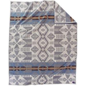 Pendleton Jacquard Blanket Robe Silver Bark One Size