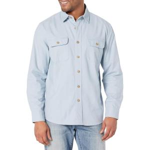 Pendleton Men’s Long Sleeve Beach Shack Shirt(Washed Blue)