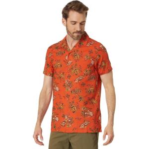 Pendleton Men’s Short Sleeve Aloha Shirt(Chili Palms)