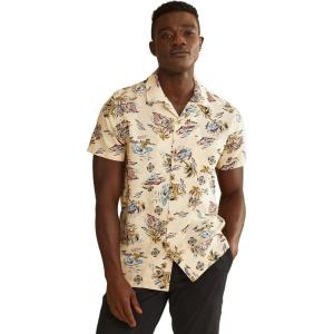 Pendleton Men’s Short Sleeve Aloha Shirt(Sand Palms)