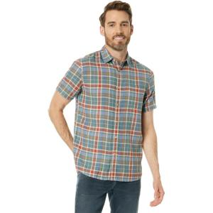 Pendleton Men’s Short Sleeve Dawson Shirt(Green/Blue/Red Plaid)