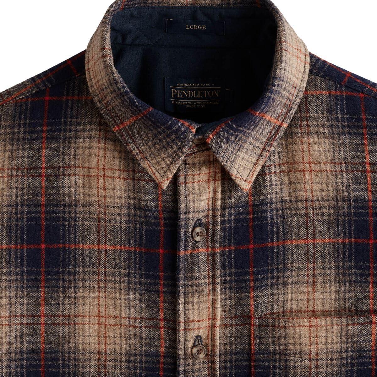 image:imagePendleton Mens ClassicBrownNavyRed Plaid